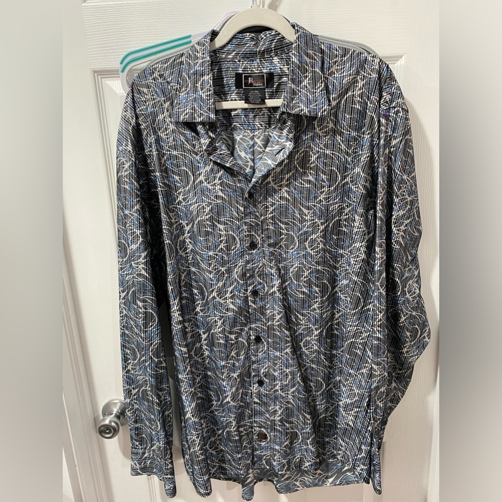 Jon Randall Collection mens button down dress shirts, size XXL, good condition.